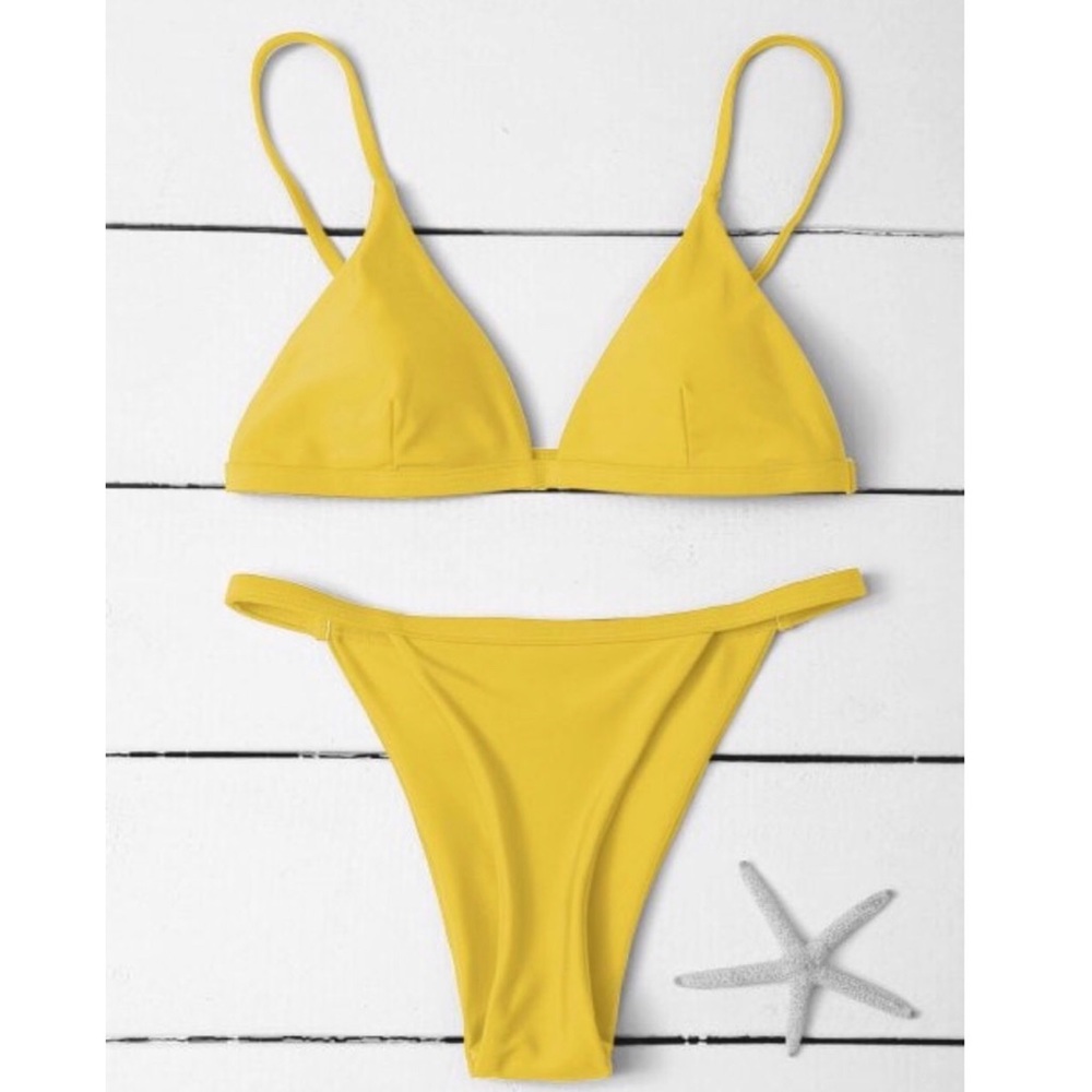 Low Waisted Spaghetti Strap Bikini Swimwear NWT